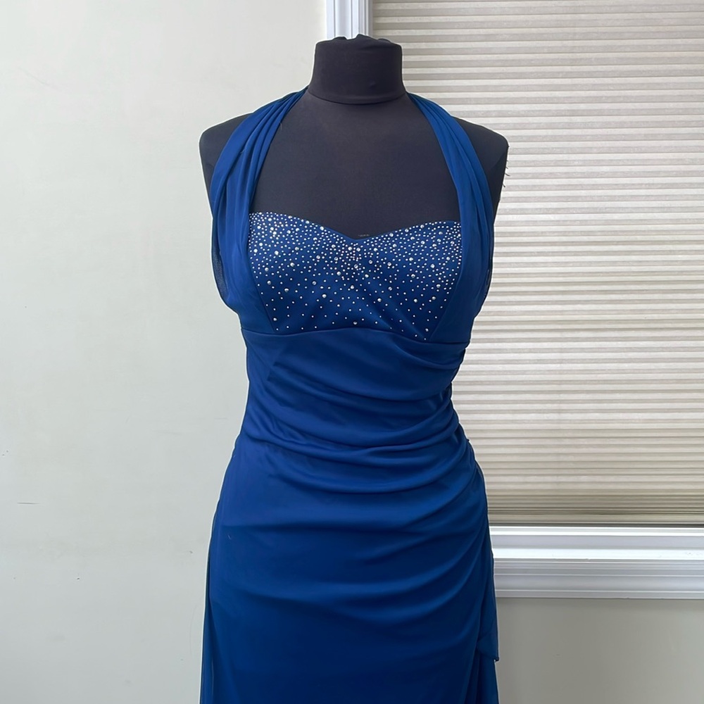 Blondie Nites Formal Halter Gown